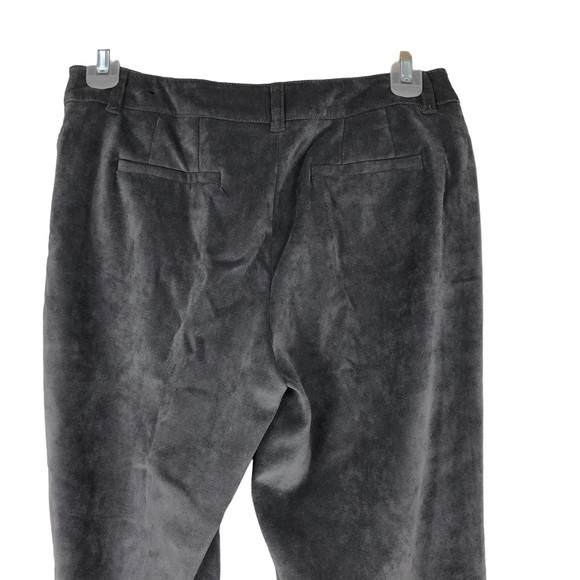 Zac & Rachel Velvety Soft Career Pants, Straight Leg Grey, Buisness Casual SZ 8 - Picture 7 of 11